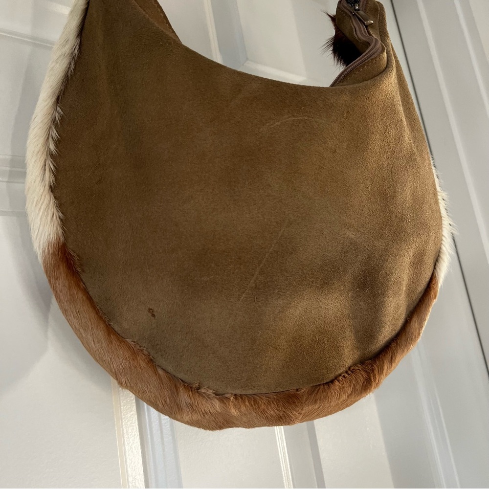 Vintage Christie Springbok (real hide) Shoulder Bag - Picture 4 of 10